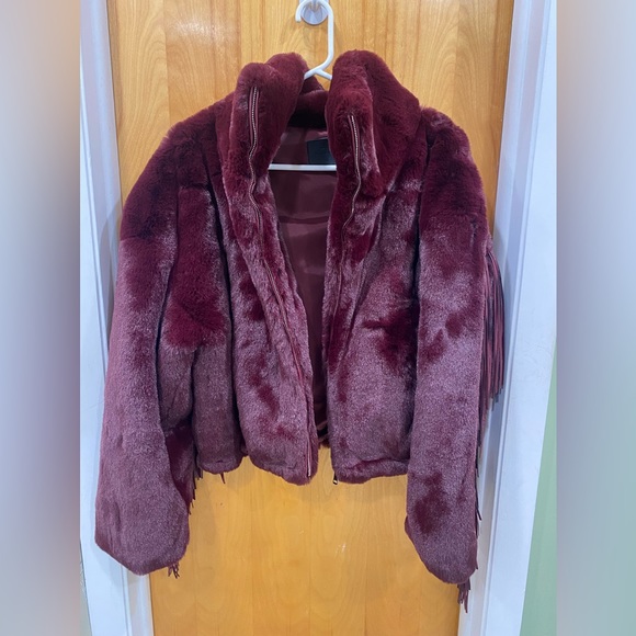 Blue Revival Dancing In The Moonlight Vegan Fur Jacket - Picture 6 of 15